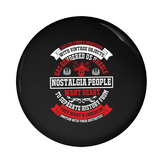 Nostalgia People Wants Hearts Pin Buttons