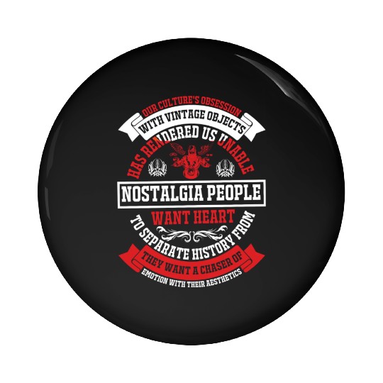 Nostalgia People Wants Hearts Pin Buttons