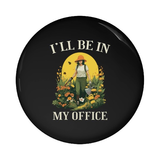 Gardening Garden-plants Flowers-Gardener Gardener Pin Buttons