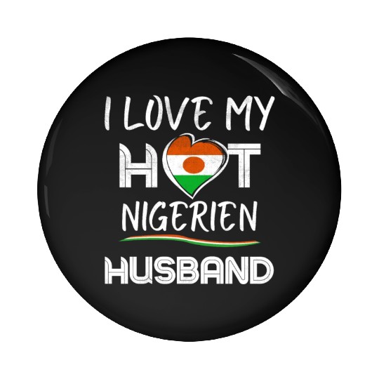 Nigerien Husband Proud Wife Pin Buttons