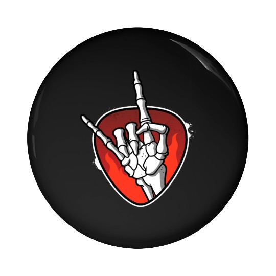 Heavy Metal Pin Buttons