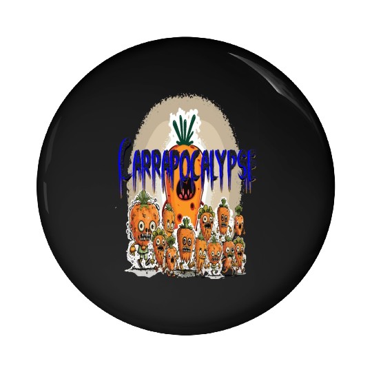 Carrapocalypse - The Carrot Zombie Take Over Pin Buttons