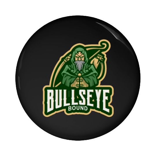 Bullseye Bound archery Pin Buttons