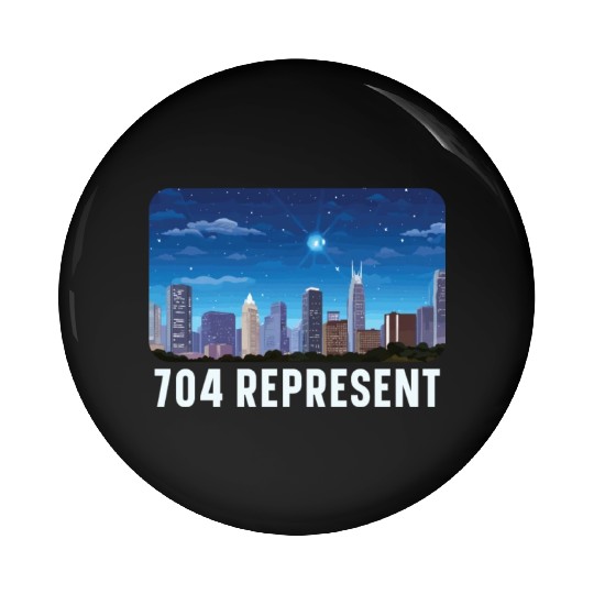 Charlotte North Carolina USA America United States Pin Buttons