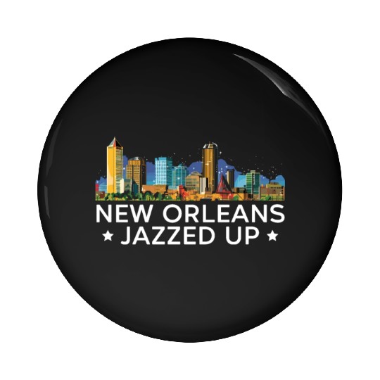 New Orleans Louisiana USA America United States Pin Buttons