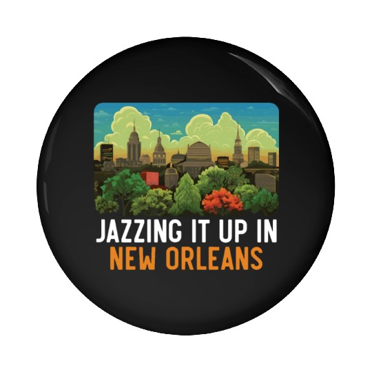 New Orleans Louisiana USA America United States Pin Buttons