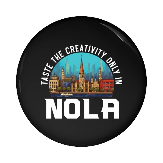 New Orleans Louisiana USA America United States Pin Buttons