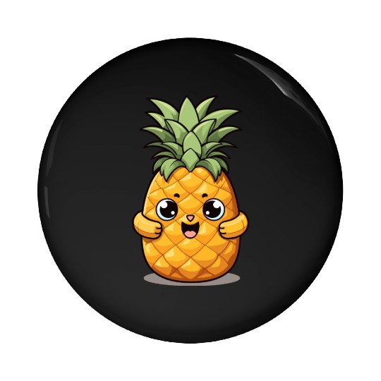 Cute Funny Pineapple Summer Kawaii Gift Pin Buttons