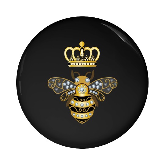 Queen Bee Crown Women Hive Beekeeping Bee Women Pin Buttons