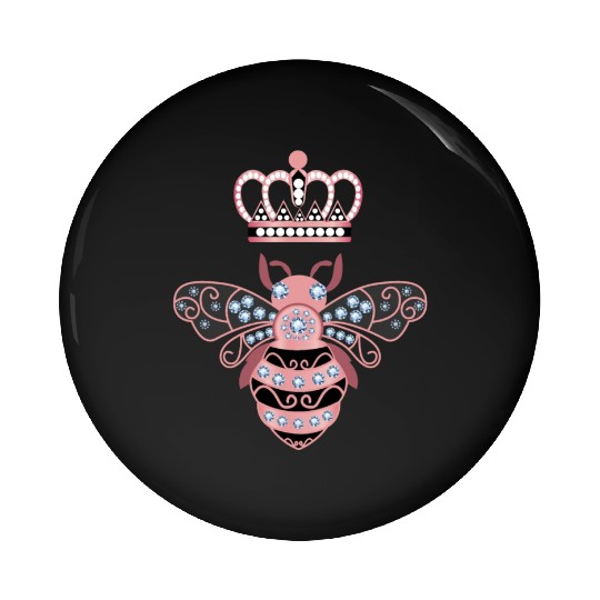 Queen Bee Crown Women Hive Beekeeping Bee Women Pin Buttons