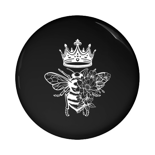 Queen Bee Crown Women Hive Beekeeping Bee Women Pin Buttons