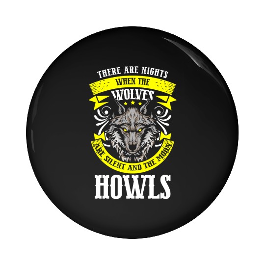 Wolf Pack Wilderness Alpha Pin Buttons