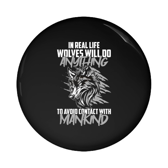 Wolf Wilderness Wolfpack Pin Buttons