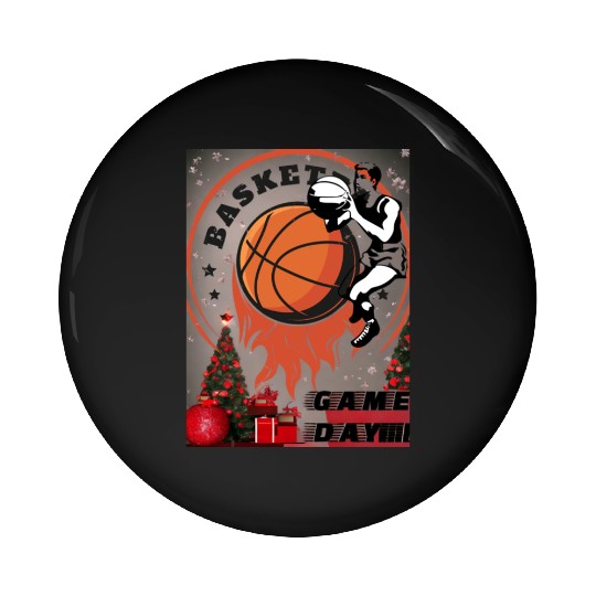The Sport of Crowd Basketball Pin Buttons
