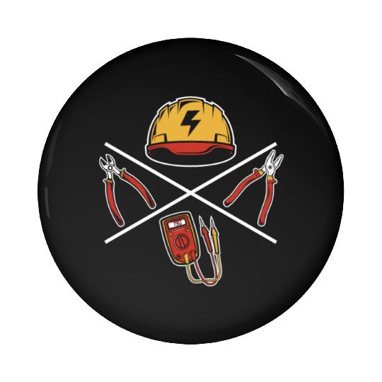 Wiremen Powerline Technician Lineworker Worker Pin Buttons