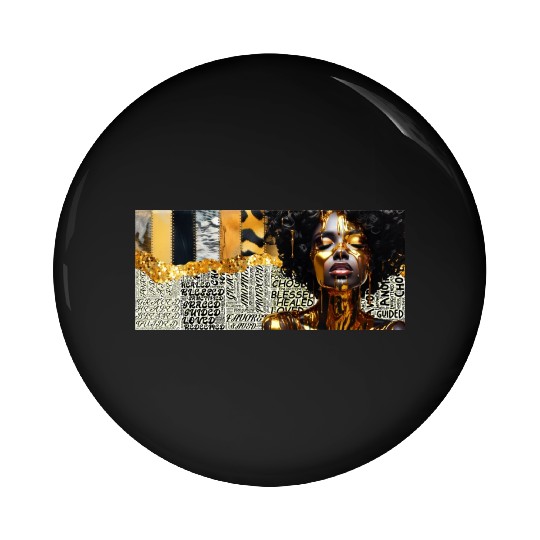 Embrace the beauty of African-American Pin Buttons