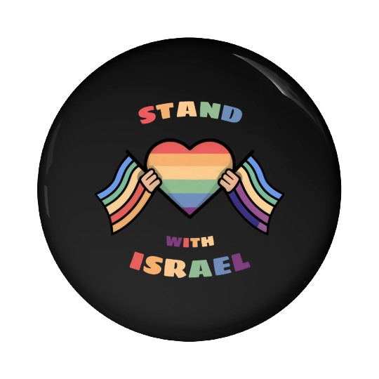 LGBTQ community STANDS WITH ISRAEL Pin Buttons