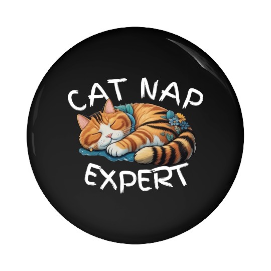 Cat Nap Expert Pin Buttons