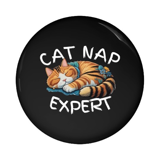 Cat Nap Expert Pin Buttons