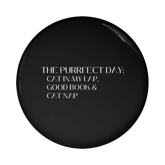 Cat in My Lap Book Catnap The Purrfect Day Pin Buttons