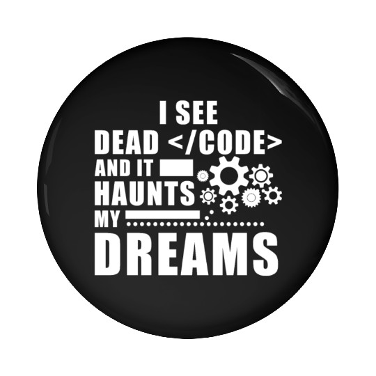 Programmer Saying Computer Science Programming Pin Buttons