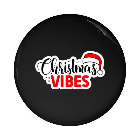 Christmas Vibes Unisex Garment Pin Buttons