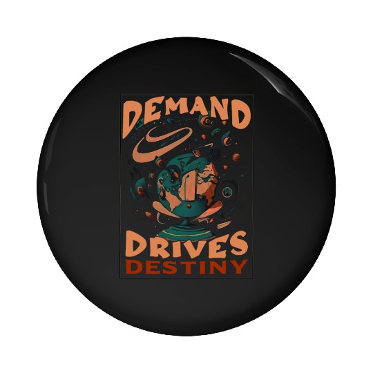 demand drives destiny Pin Buttons
