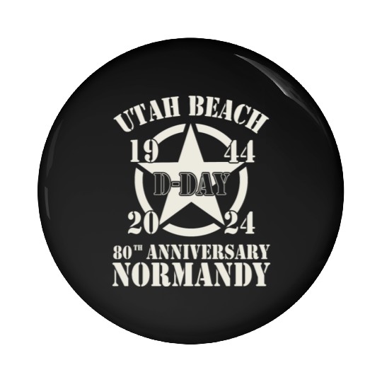 Utah Beach 1944 D Day 2024 80 Anniversary Normandy Pin Buttons