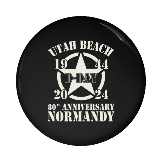 Utah Beach 1944 D Day 2024 80 Anniversary Normandy Pin Buttons