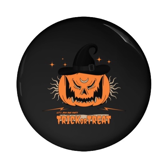 Trick or Treat - Halloween Spooky Season Pin Buttons