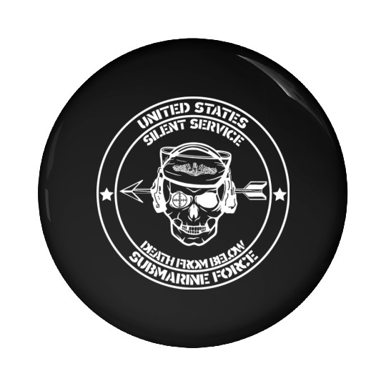Us Submarine Force Death From Below Silent Service Pin Buttons