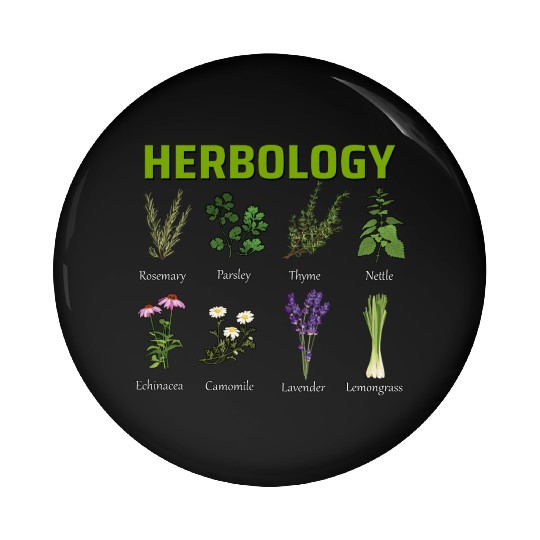 Herbology Herb Garden Pin Buttons