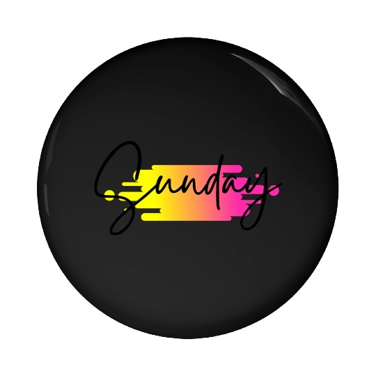 Sunday Vibe Design Pin Buttons