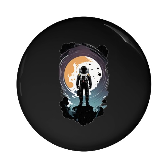 astronauts enter the space dimension Pin Buttons