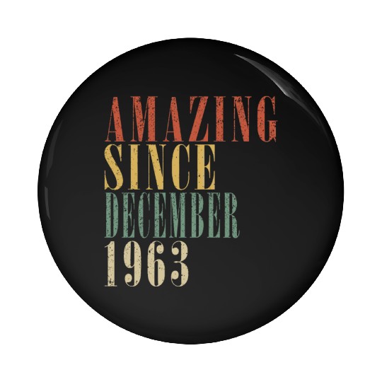 December 1963 Anniversary December 1963 December Pin Buttons