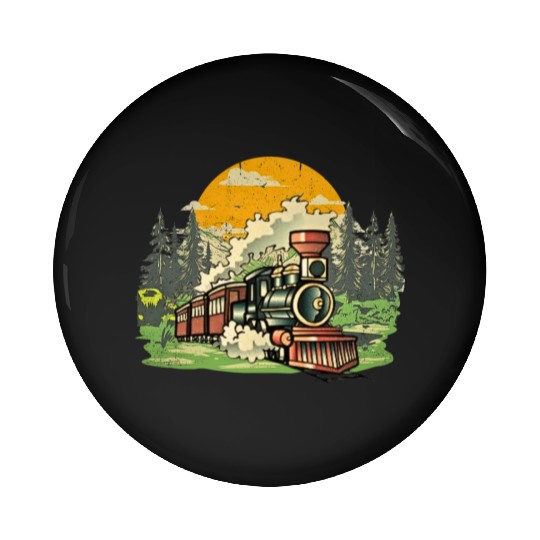 Christmas North Pole Polar Express All Abroad Xmas Pin Buttons