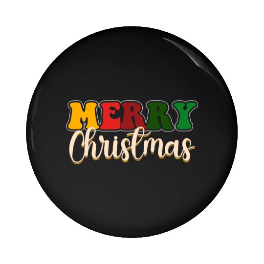 Merry Christmas, Santa Claus, Xmas Season Blessed Pin Buttons