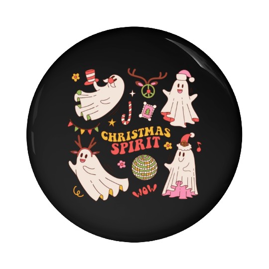 CHRISTMAS SPIRIT Pin Buttons