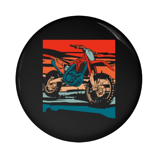 Dirt Bike Mx Motocross Supermoto Pin Buttons