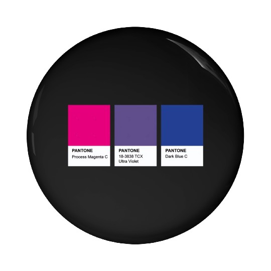 LGBT COLOR PANTONE PALLETE BISEXUAL COMMUNITY Pin Buttons