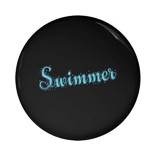 Swimmer Sport Training Hobby Pin Buttons