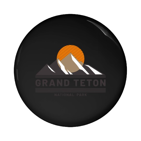 Grand Teton National Park Pin Buttons