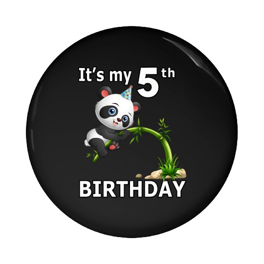 5 Panda 5Th Py Animal Panda Pin Buttons