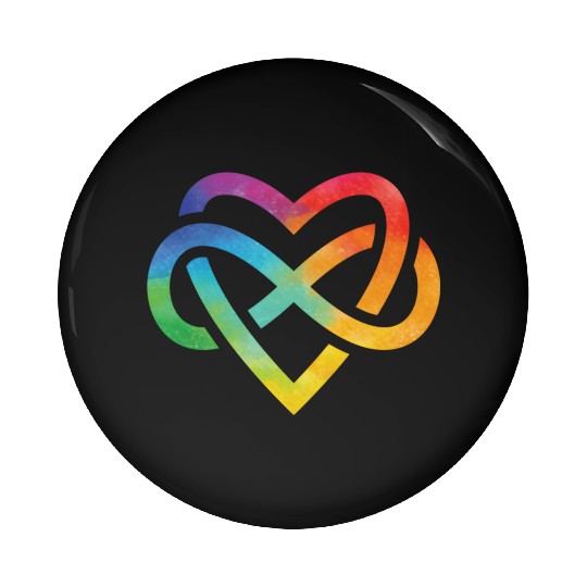 Forever Loved Rainbow Pride Infinite Symbol Pin Buttons