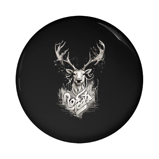 Reindeer Serenity Pin Buttons