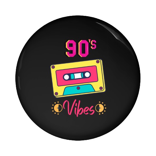 90s vibes nostalgia Pin Buttons
