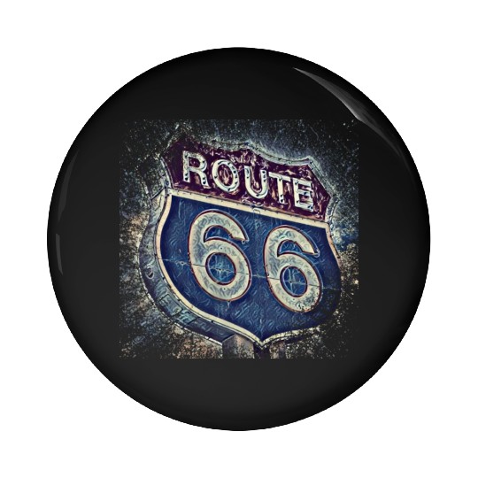 Route 66 Pin Buttons