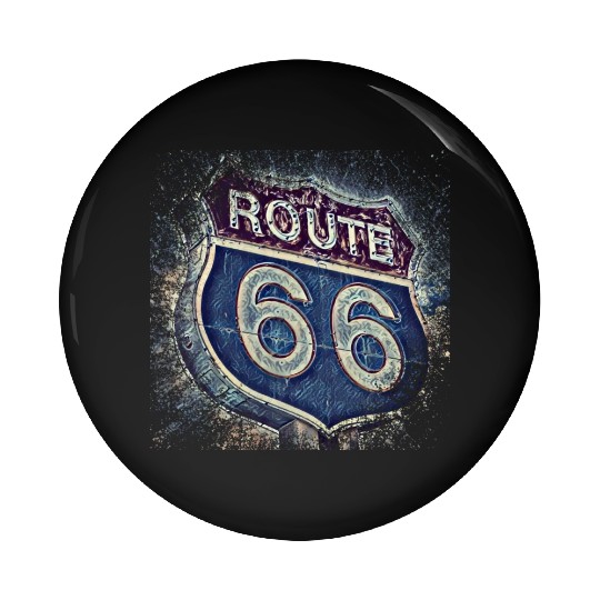 Route 66 Pin Buttons