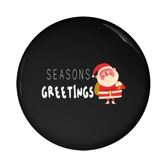 Seasons greetings Christmas outfits Pin Buttons