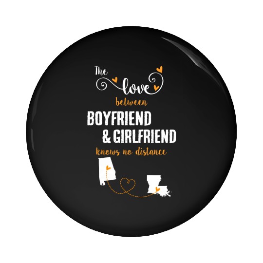 Love Between BF And GF Albm To Louisiana Gift Pin Buttons
